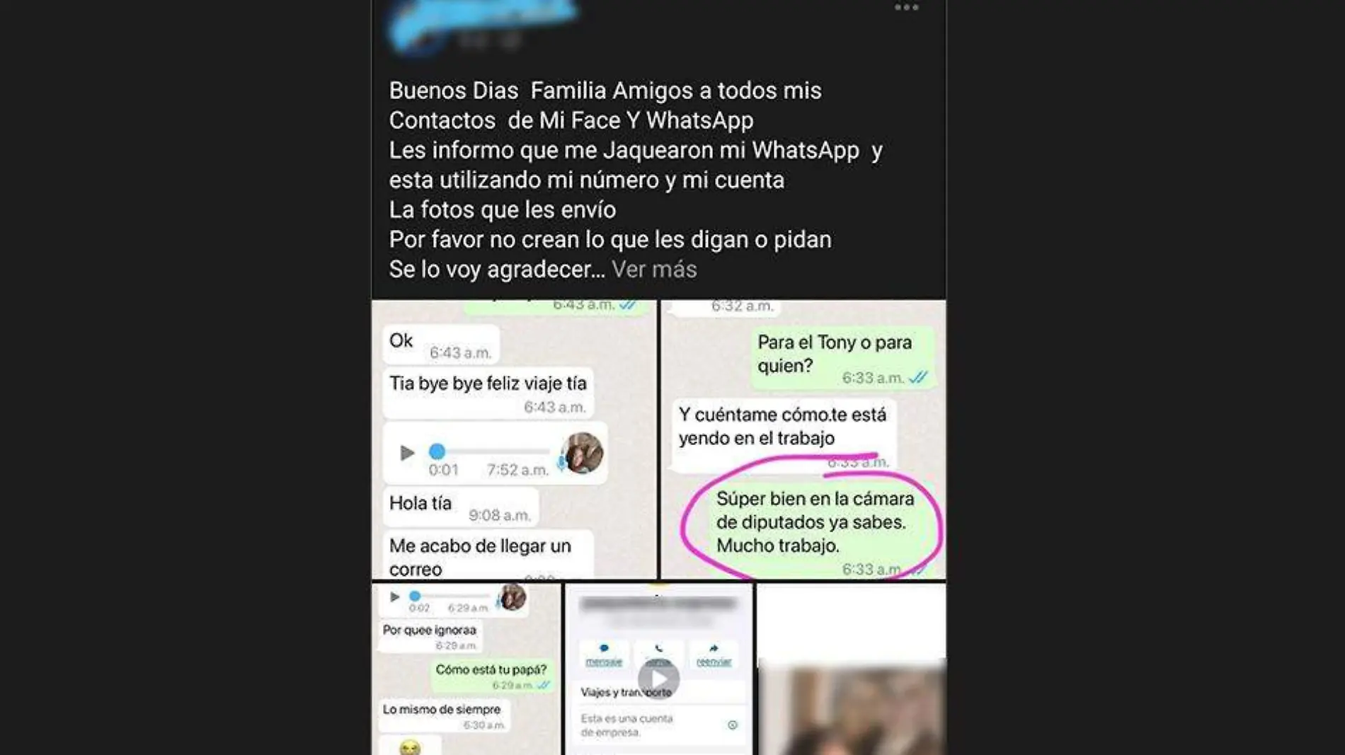 Alertan sobre nueva forma de fraude por WhatsApp